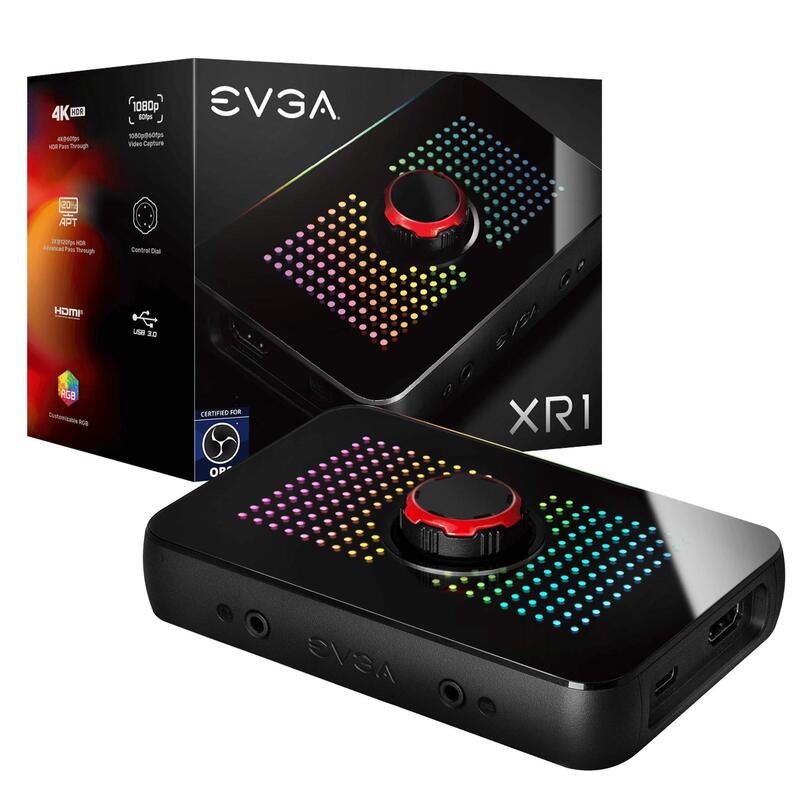 EVGA XR1 Capture Card OBS Certified USB 3.0 Capture Device 4K Pass Through ARGB Audio Mixer PC PS5 PS4 Nintendo Switch, 141-U1-CB10, Black
EVGA XR1 Capture Card OBS Certified USB 3.0 Capture Device 4K Pass Through ARGB Audio Mixer PC PS5 PS4 Nintendo Switch, 141-U1-CB10, Black