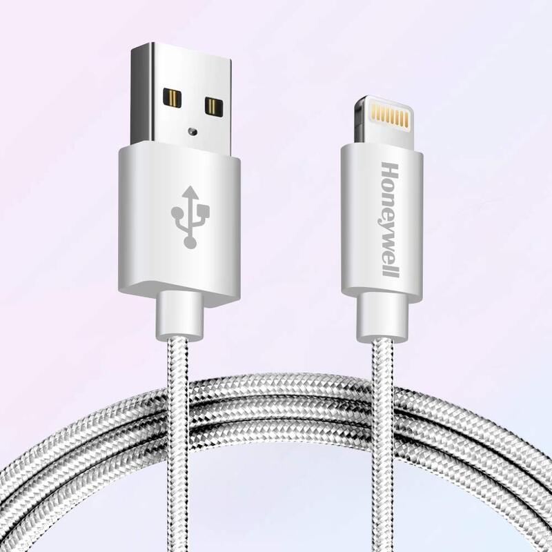 Honeywell 1.2-Meter Apple Lightning Cable, Lightning to USB Type A for Apple Devices, Silver
Honeywell 1.2-Meter Apple Lightning Cable, Lightning to USB Type A for Apple Devices, Silver