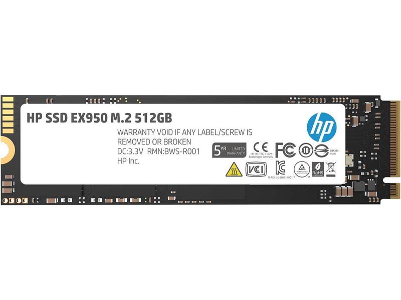 HP EX950 M.2 512GB PCIe 3.1 x4 NVMe 3D TLC NAND Internal Solid State Drive SSD, Multicolour
HP EX950 M.2 512GB PCIe 3.1 x4 NVMe 3D TLC NAND Internal Solid State Drive SSD, Multicolour