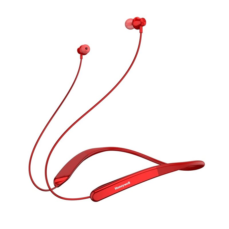 Honeywell Trueno U10 Ultimate Series Wireless/Bluetooth In-Ear Neckband Headphones, Red
Honeywell Trueno U10 Ultimate Series Wireless/Bluetooth In-Ear Neckband Headphones, Red