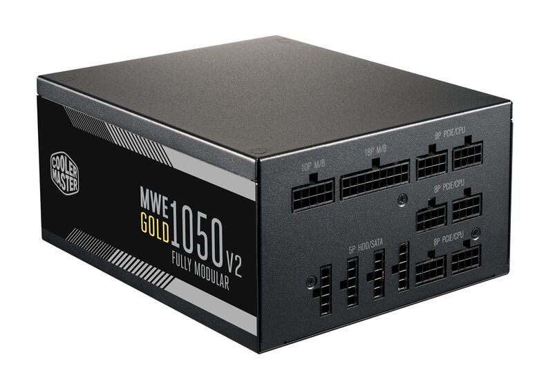 Cooler Master MWE 1050 Gold V2 Power Supply, Fully Modular PSU, Ready for RTX Graphic Card, MPE-A501-AFCAG, Black
Cooler Master MWE 1050 Gold V2 Power Supply, Fully Modular PSU, Ready for RTX Graphic Card, MPE-A501-AFCAG, Black