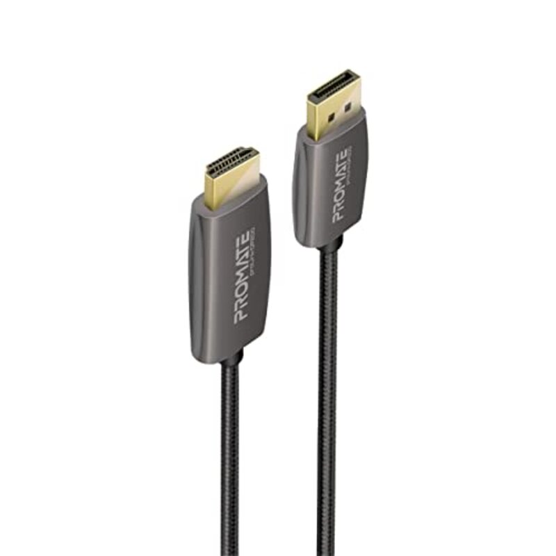 Promate 2-Meter DisplayPort to HDTV Moniter Cable, DisplayPort to HDMi for Projector, Monitor, Television, PC, Grey
Promate 2-Meter DisplayPort to HDTV Moniter Cable, DisplayPort to HDMi for Projector, Monitor, Television, PC, Grey