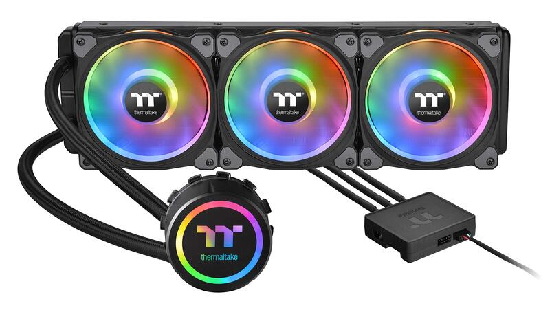 Thermaltake Floe Dx 360mm, Dual Ring Led, 16.8 Million Color Software Enabled, Aio Cpu Liquid Cooler, Black
Thermaltake Floe Dx 360mm, Dual Ring Led, 16.8 Million Color Software Enabled, Aio Cpu Liquid Cooler, Black