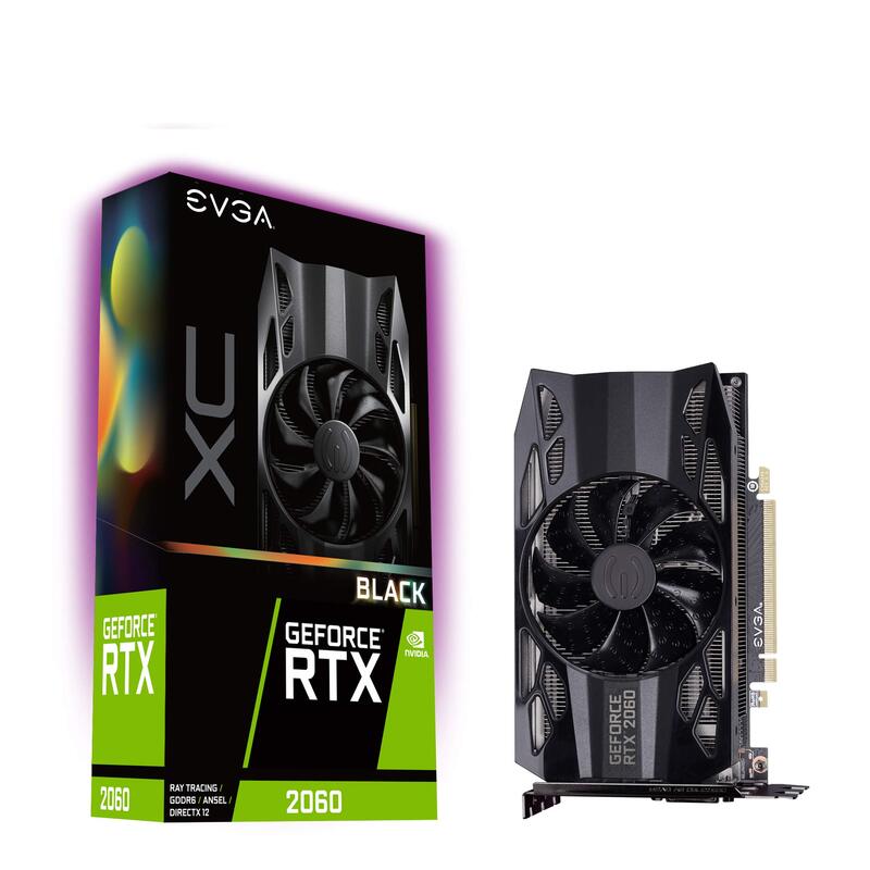 EVGA GeForce RTX 2060 XC Black Edition Gaming, 6GB GDDR6, HDB Fan Graphics Card, 06G-P4-2061-KR, Black
EVGA GeForce RTX 2060 XC Black Edition Gaming, 6GB GDDR6, HDB Fan Graphics Card, 06G-P4-2061-KR, Black