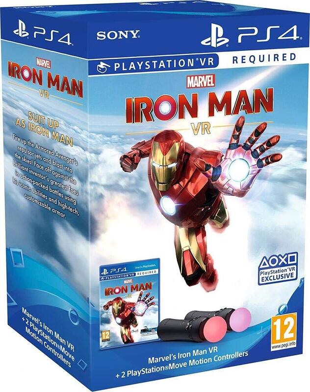 Marvel's Iron Man VR Video Game with Move Controller for PlayStation 4 (PS4) by PlayStation
Marvel's Iron Man VR Video Game with Move Controller for PlayStation 4 (PS4) by PlayStation