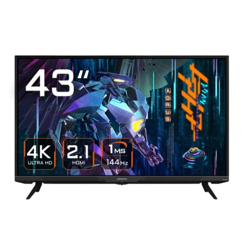 Gigabyte 43 inch Aorus UHD Resolution HDR LCD Gaming Monitor, FV43U-EK, Black
Gigabyte 43 inch Aorus UHD Resolution HDR LCD Gaming Monitor, FV43U-EK, Black