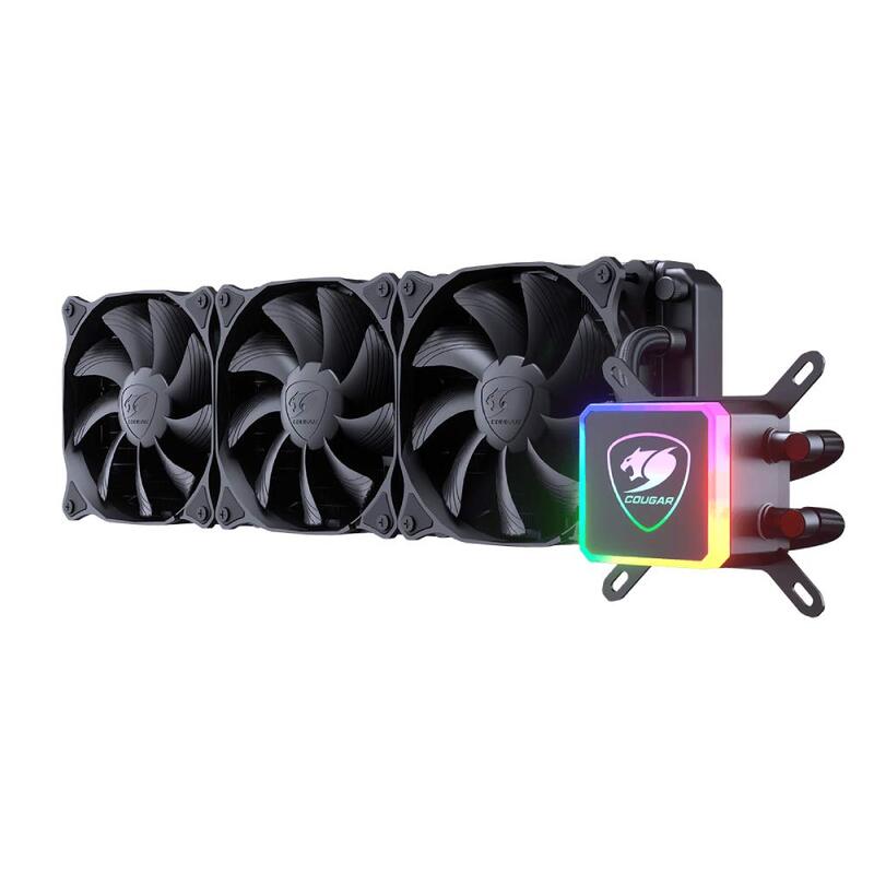 Cougar Aqua 360mm CPU Liquid Cooling with Addressable RGB and a Remote Controller, Black
Cougar Aqua 360mm CPU Liquid Cooling with Addressable RGB and a Remote Controller, Black
