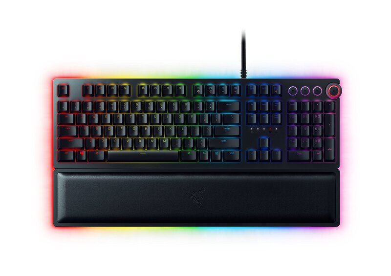 Razer Huntsman Elite Gaming Keyboard with Fast Keyboard Switches & Clicky Optical Switches, Classic Black
Razer Huntsman Elite Gaming Keyboard with Fast Keyboard Switches & Clicky Optical Switches, Classic Black