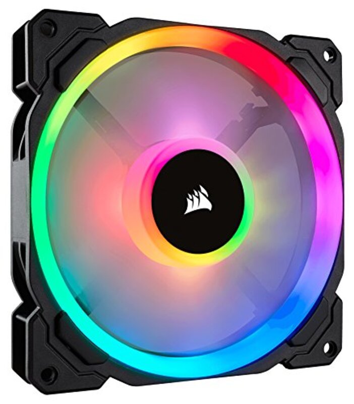 Corsair Ll Series Ll140 RGB 140mm Dual Light Loop RGB Led Pwm Fan, Co-9050073-Ww, Black
Corsair Ll Series Ll140 RGB 140mm Dual Light Loop RGB Led Pwm Fan, Co-9050073-Ww, Black
