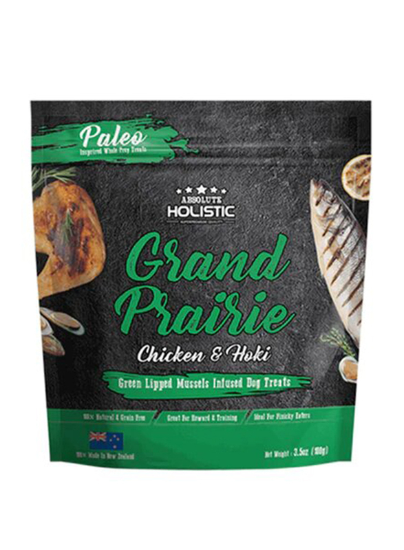 Absolute Holistic Grand Prairie Grain Free Chicken & Hoki Flavour Dry Dog Food, 100g
Absolute Holistic Grand Prairie Grain Free Chicken & Hoki Flavour Dry Dog Food, 100g