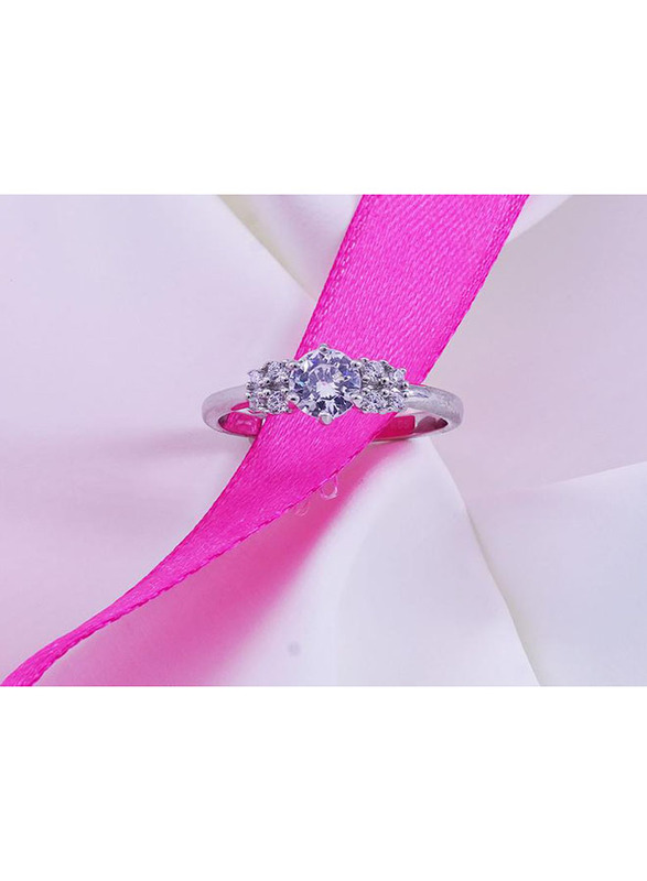 Vibez Jewelz 925 Sterling Silver Trilogy Ring with Zerconia Stone for Woman, US 6
Vibez Jewelz 925 Sterling Silver Trilogy Ring with Zerconia Stone for Woman, US 6