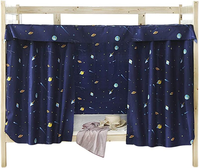 Tinayaue 2-Piece Student Dorm Privacy Tent Indoor Curtain Shading Cloth Panel Bunk Bed, Navy Blue
Tinayaue 2-Piece Student Dorm Privacy Tent Indoor Curtain Shading Cloth Panel Bunk Bed, Navy Blue