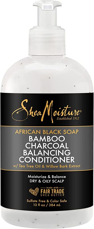 Shea Moisture African Black Soap Bamboo Charcoal Balancing Conditioner for Dry Hair, 384ml
Shea Moisture African Black Soap Bamboo Charcoal Balancing Conditioner for Dry Hair, 384ml