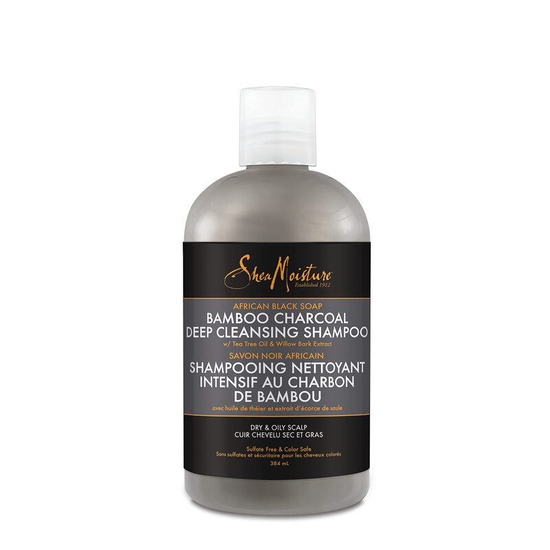 Shea Moisture African Black Soap Bamboo Charcoal Deep Cleansing Shampoo for Dry Hair, 384ml
Shea Moisture African Black Soap Bamboo Charcoal Deep Cleansing Shampoo for Dry Hair, 384ml