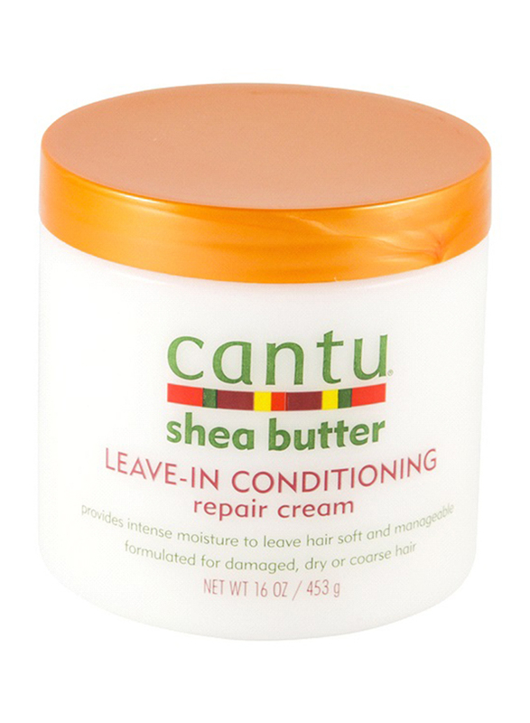 Cantu Shea Butter Leave-In Conditioning Repair Cream for All Hair Types, 453gm
Cantu Shea Butter Leave-In Conditioning Repair Cream for All Hair Types, 453gm