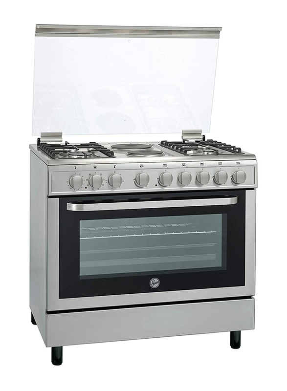 Hoover 4-Burner + 2 Hot Plates Cooker with Electric Oven Grill, FGC9042-3DEX, Silver
Hoover 4-Burner + 2 Hot Plates Cooker with Electric Oven Grill, FGC9042-3DEX, Silver