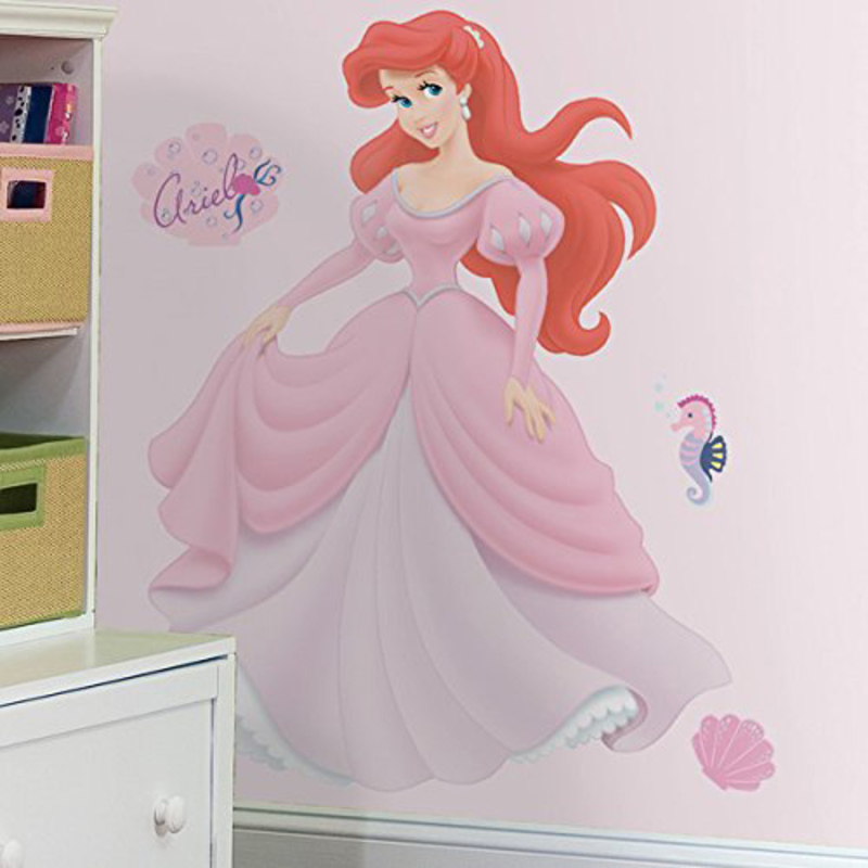 Roommates Disney Princess Ariel Peel & Stick Giant Wall Decal with Gems, Multicolor
Roommates Disney Princess Ariel Peel & Stick Giant Wall Decal with Gems, Multicolor