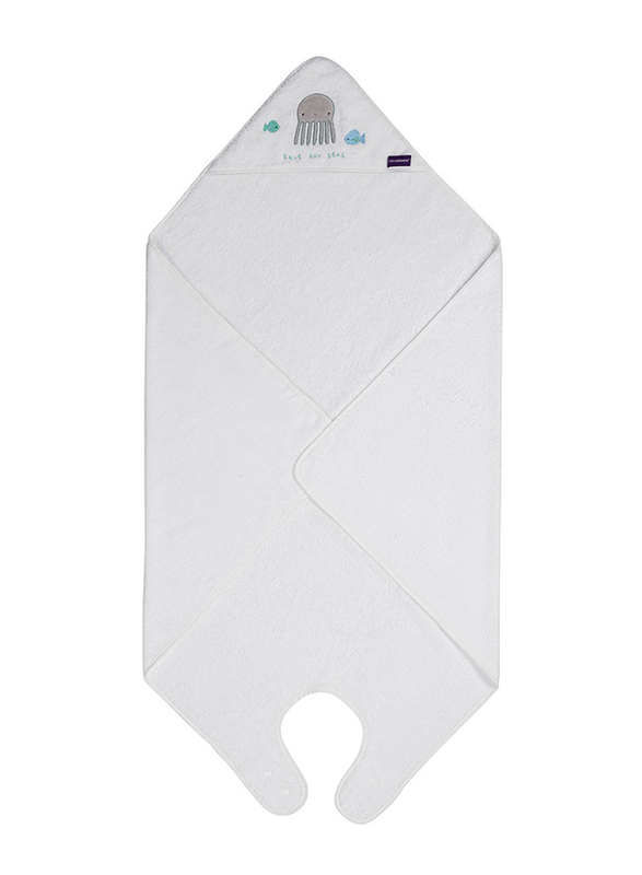 Clevamama Extra Large Soft Cotton Apron Baby Bath Towel Select Range, White/Grey
Clevamama Extra Large Soft Cotton Apron Baby Bath Towel Select Range, White/Grey