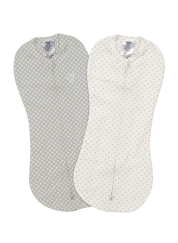 Summer Infant 2-Piece Spandex/Cotton Swaddle Pod Set, Dot, 5-10 Months, Grey/white
Summer Infant 2-Piece Spandex/Cotton Swaddle Pod Set, Dot, 5-10 Months, Grey/white