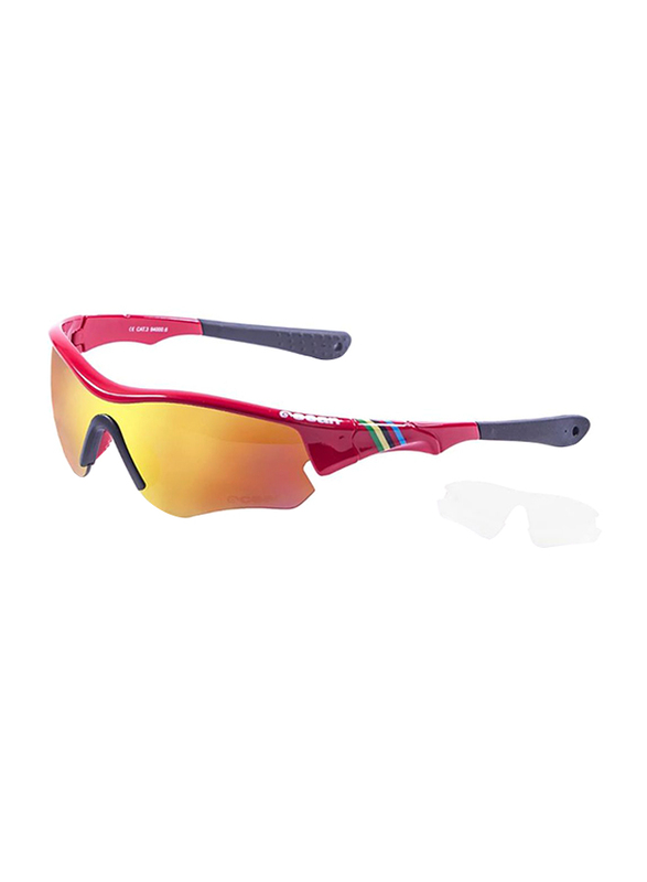 Ocean Glasses Polarized Half Rim Sport Iron Shiny Red Frame Sunglasses Unisex, Red Revo Lens
Ocean Glasses Polarized Half Rim Sport Iron Shiny Red Frame Sunglasses Unisex, Red Revo Lens