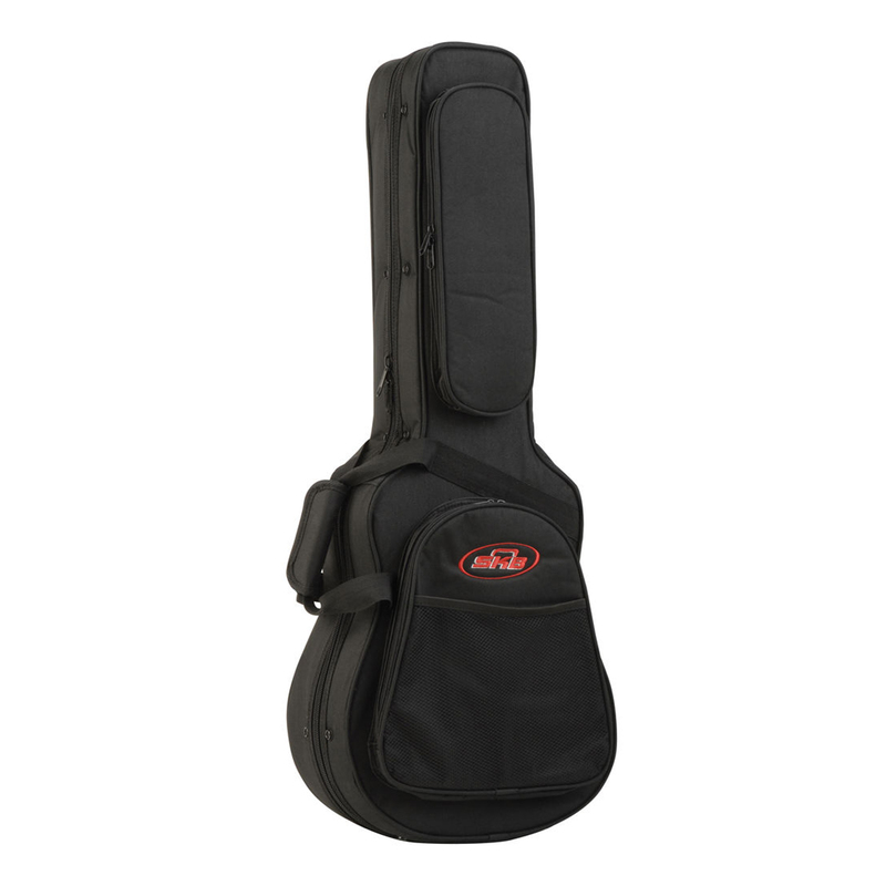SKB Thin-line Acoustic-Electric & Classic Soft Guitar Case with EPS Foam Interior & Nylon exterior, Black
SKB Thin-line Acoustic-Electric & Classic Soft Guitar Case with EPS Foam Interior & Nylon exterior, Black