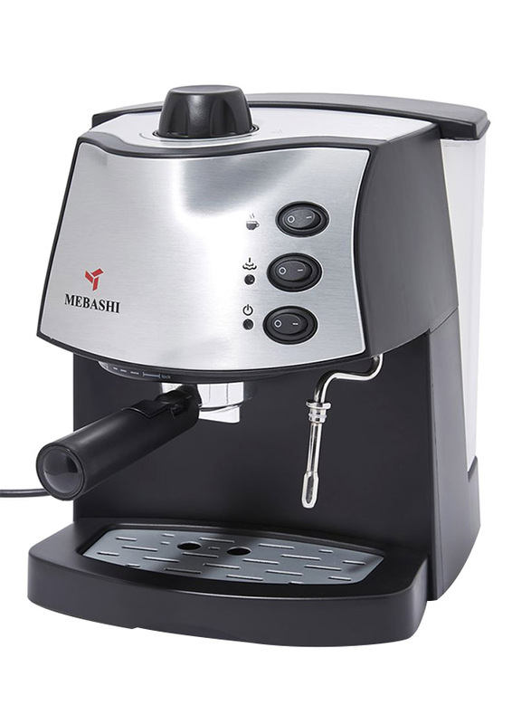 Mebashi 1.8L Pumb Espresso Coffee Machine, 850W, ME-ECM2002, Black/Silver/White
Mebashi 1.8L Pumb Espresso Coffee Machine, 850W, ME-ECM2002, Black/Silver/White