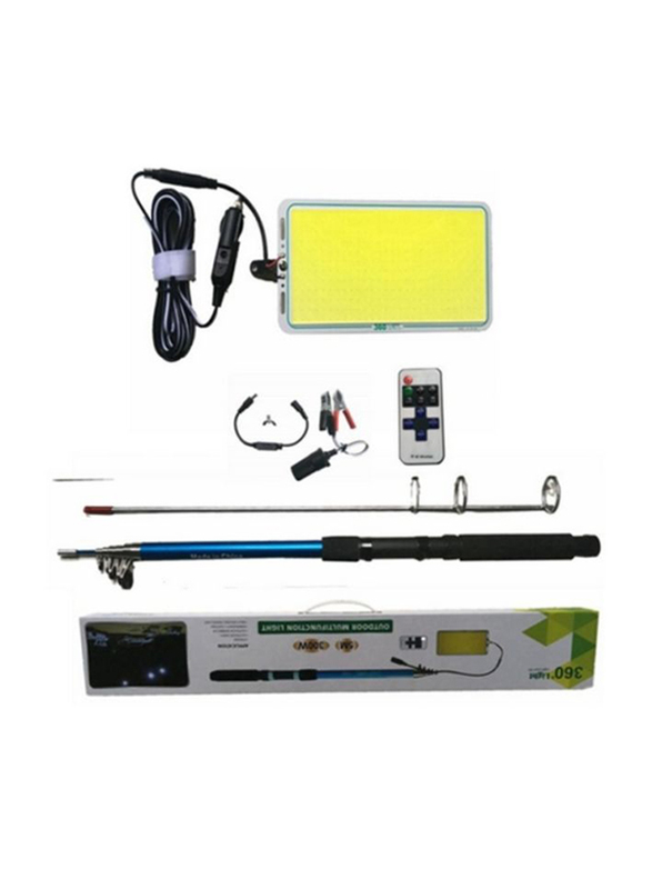 Conpex Outdoor Multifunction LED Light Fishing Rod Telescope Lamp with Remote, 500W, FR1COBC, Multicolor
Conpex Outdoor Multifunction LED Light Fishing Rod Telescope Lamp with Remote, 500W, FR1COBC, Multicolor