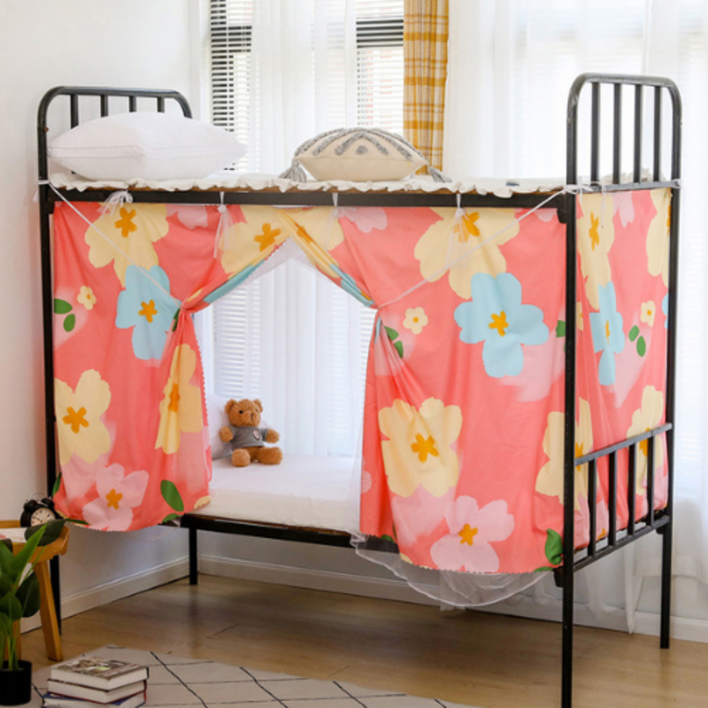 Deals For Less 3-Piece Flower Design Bed Curtain for Lower Deck Single Bed, Single, Peach
Deals For Less 3-Piece Flower Design Bed Curtain for Lower Deck Single Bed, Single, Peach