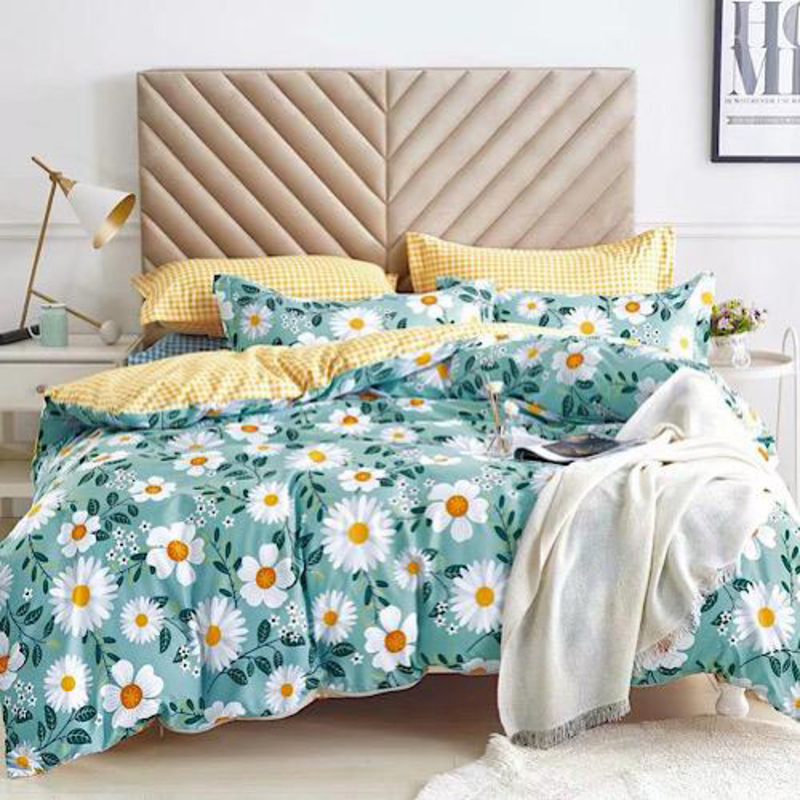 Deals For Less 6-Piece Chamomile Design Bedding Set, 1 Duvet Cover + 1 Fitted Bedsheet + 4 Pillow Covers, Blue/Yellow, King
Deals For Less 6-Piece Chamomile Design Bedding Set, 1 Duvet Cover + 1 Fitted Bedsheet + 4 Pillow Covers, Blue/Yellow, King