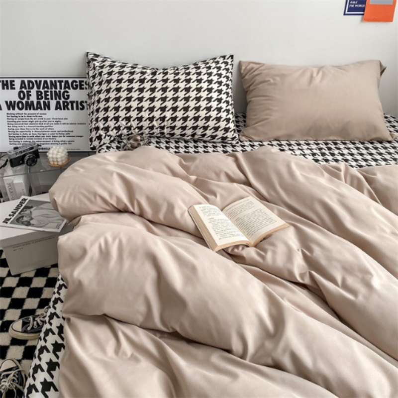 Luna Home 6-Piece Plain Beige and Geometric Design Bedding Set without Filler, 1 Duvet Cover + 1 Fitted Sheet + 4 Pillow Cases, King, Beige
Luna Home 6-Piece Plain Beige and Geometric Design Bedding Set without Filler, 1 Duvet Cover + 1 Fitted Sheet + 4 Pillow Cases, King, Beige