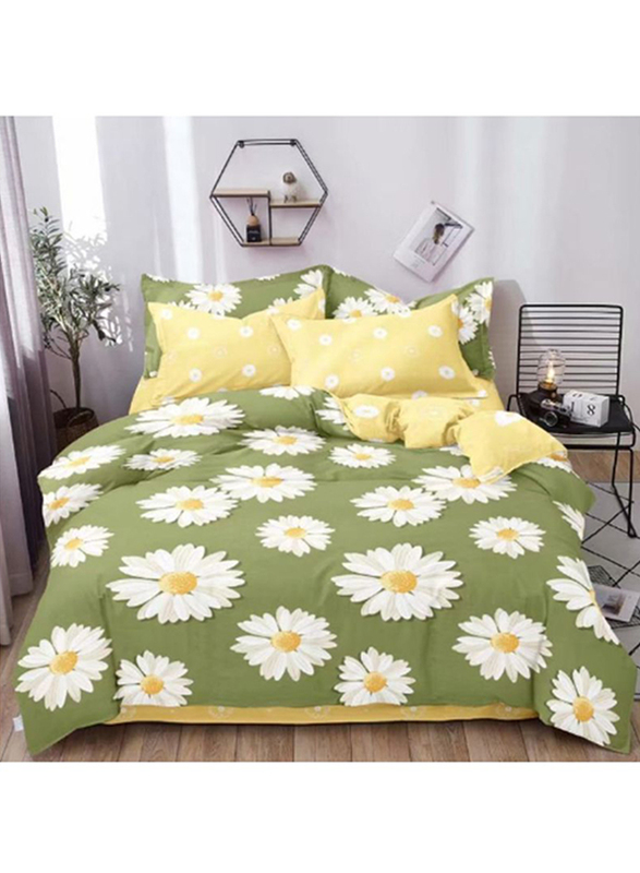 Deals For Less Luna Home 4-Piece Flower Design Duvet Cover Set, 1 Duvet Cover + 1 Fitted Sheet + 2 Pillow Covers, Single, Green/White
Deals For Less Luna Home 4-Piece Flower Design Duvet Cover Set, 1 Duvet Cover + 1 Fitted Sheet + 2 Pillow Covers, Single, Green/White