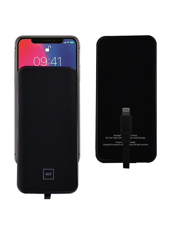 Bluedigit 10000mAh Wired Fast Charging Power Bank with Micro-USB Input, Apple MFi Certified, Black
Bluedigit 10000mAh Wired Fast Charging Power Bank with Micro-USB Input, Apple MFi Certified, Black