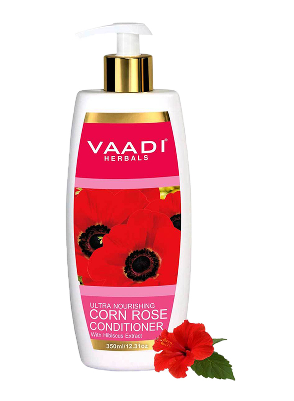 Vaadi Herbals Corn Rose Ultra Nourishing Conditioner, with Hibiscus Extract, 350ml
Vaadi Herbals Corn Rose Ultra Nourishing Conditioner, with Hibiscus Extract, 350ml