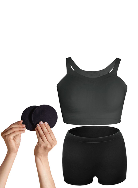 Carriwell 9-Piece Maternity Comfort Bra with Deluxe Hospital Panties and Cotton Breast Pads, Black, Small
Carriwell 9-Piece Maternity Comfort Bra with Deluxe Hospital Panties and Cotton Breast Pads, Black, Small