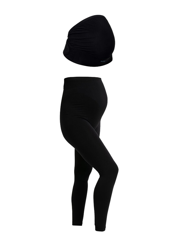 Carriwell Pack 12 Maternity Adjustable Support Belt with Support Legging, Large/Extra Large/Extra Large, Black
Carriwell Pack 12 Maternity Adjustable Support Belt with Support Legging, Large/Extra Large/Extra Large, Black