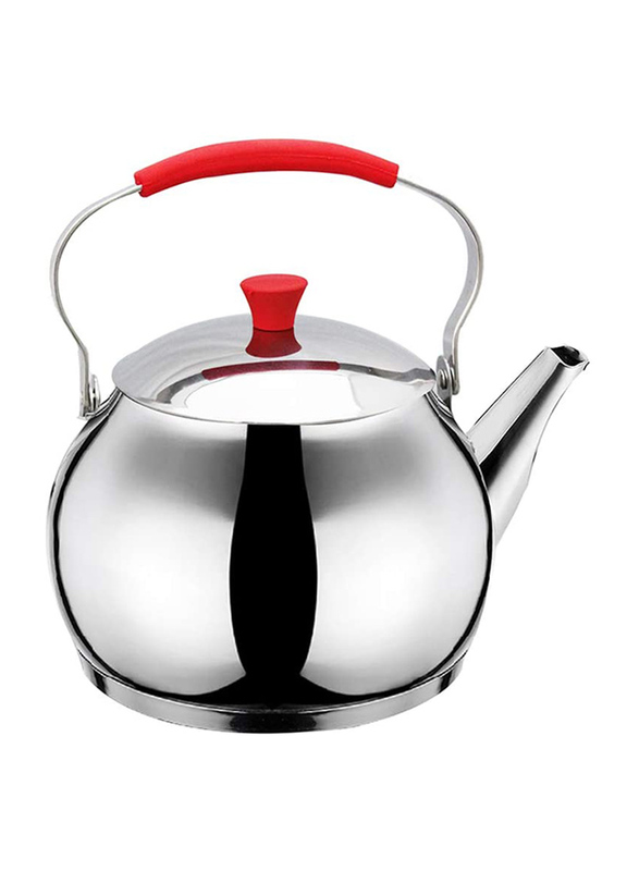 Hascevher 2L Electric and Gas Stainless Steel Mevlana Kettle with Heat Resistant Handle, Silver
Hascevher 2L Electric and Gas Stainless Steel Mevlana Kettle with Heat Resistant Handle, Silver