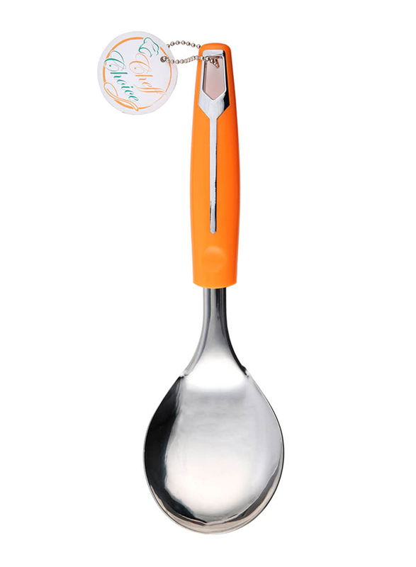 Aura Rice Ladle, Silver