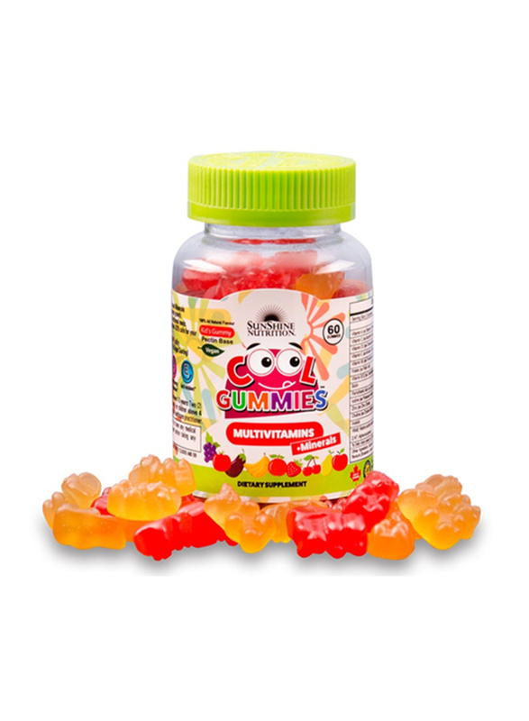 Sunshine Nutrition Vegan Multivitamins Cool Gummies Dietary Supplement, 60 Gummies
Sunshine Nutrition Vegan Multivitamins Cool Gummies Dietary Supplement, 60 Gummies