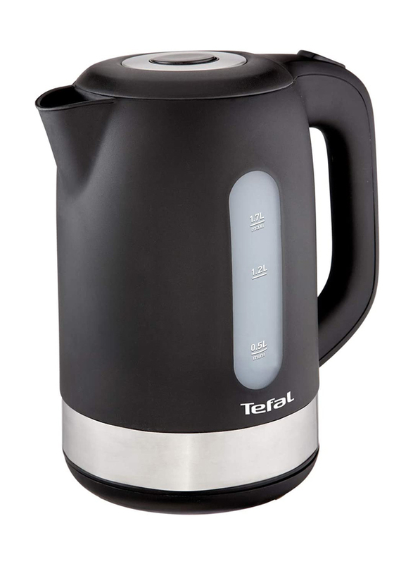 Tefal 1.7L Equinoxe Stainless Steel Electric Kettle, 2400W, KO3307, Black/Silver
Tefal 1.7L Equinoxe Stainless Steel Electric Kettle, 2400W, KO3307, Black/Silver