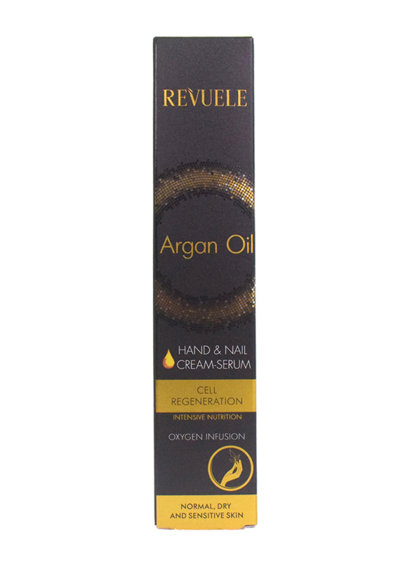 Revuele Argan Oil Serum Cell Regeneration Oxygen Infusion Hand & Nail Cream, 50ml
Revuele Argan Oil Serum Cell Regeneration Oxygen Infusion Hand & Nail Cream, 50ml