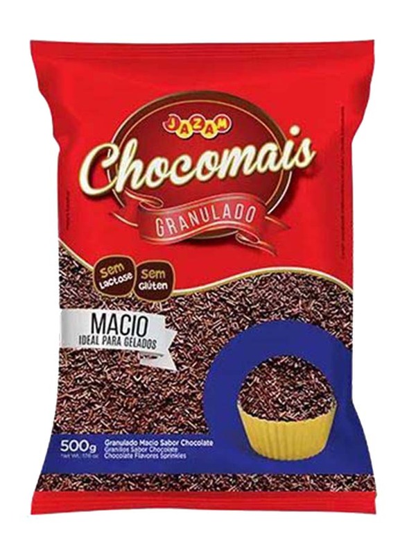 Jazam Chocomais Dark Chocolate Soft Sprinkles Bakery Cake & Ice Cream Decoration, 500g
Jazam Chocomais Dark Chocolate Soft Sprinkles Bakery Cake & Ice Cream Decoration, 500g