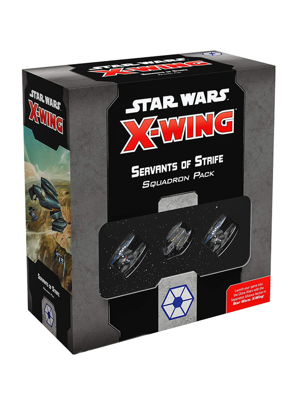 Fantasy Flight Games Star Wars X-Wing 2nd Edition: Servants of Strife Squadron Pack Board Game, 10+ Years
Fantasy Flight Games Star Wars X-Wing 2nd Edition: Servants of Strife Squadron Pack Board Game, 10+ Years