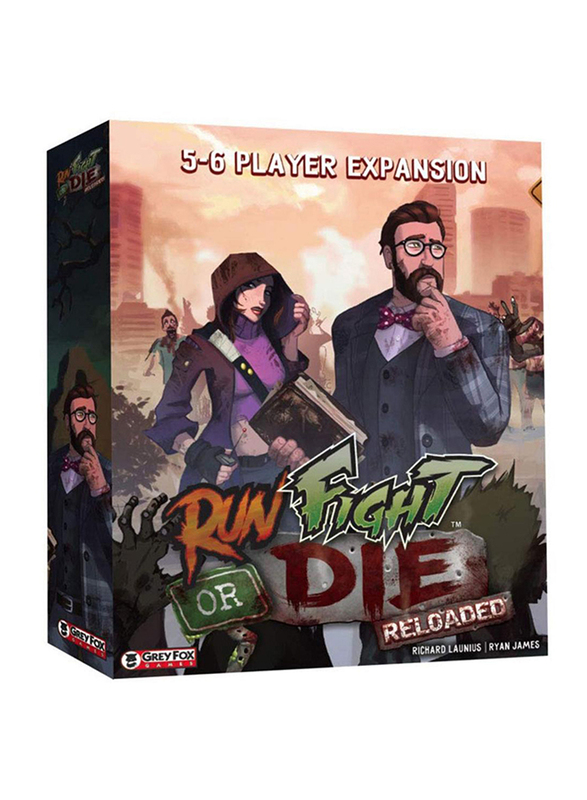 Grey Fox Games Run Fight or Die: Reloaded 5-6 Player Expansion Board Game, 14+ Years
Grey Fox Games Run Fight or Die: Reloaded 5-6 Player Expansion Board Game, 14+ Years