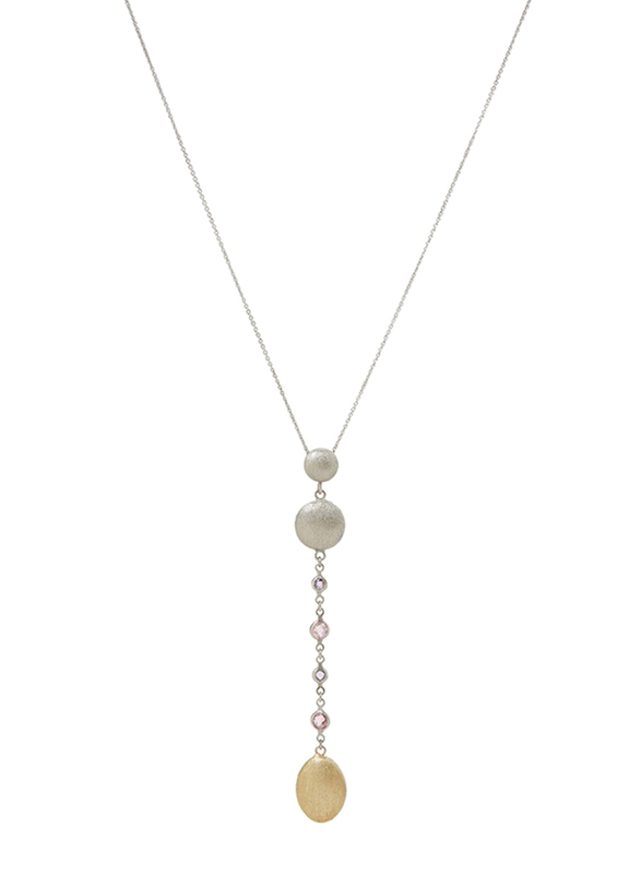 Equss Sterling Silver Y-Shape Necklace for Women with Blue/Pink/Gold Crystal Stone Heart Shape Pendant, Silver/Gold
Equss Sterling Silver Y-Shape Necklace for Women with Blue/Pink/Gold Crystal Stone Heart Shape Pendant, Silver/Gold