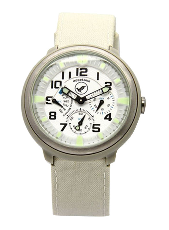 Appetime Analog Watch for Women with Rubber Band, Water Resistant and Chronograph, SVD850004, White
Appetime Analog Watch for Women with Rubber Band, Water Resistant and Chronograph, SVD850004, White