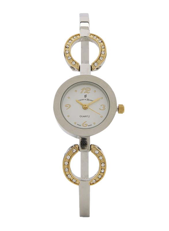 Jacques Du Manoir Analog Watch for Women with Stainless Steel Band, Water Resistant, FL110, Silver-White
Jacques Du Manoir Analog Watch for Women with Stainless Steel Band, Water Resistant, FL110, Silver-White
