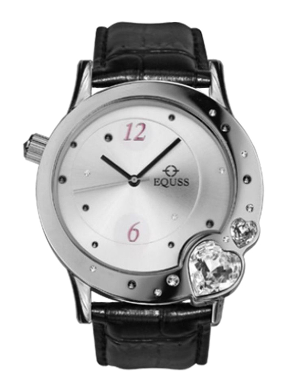 Equss Meteorico Analog Watch for Women with Leather Band, Water Resistant, EQS6090034TWXCYBK, Black-Silver
Equss Meteorico Analog Watch for Women with Leather Band, Water Resistant, EQS6090034TWXCYBK, Black-Silver