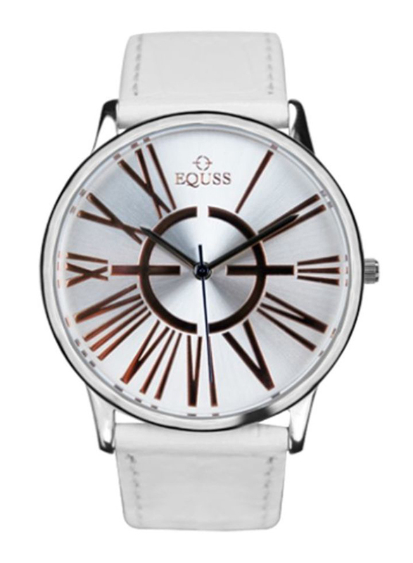 Equss Delgado Analog Watch for Women with Leather Band, Water Resistant, EQS7090041B, White-Silver
Equss Delgado Analog Watch for Women with Leather Band, Water Resistant, EQS7090041B, White-Silver