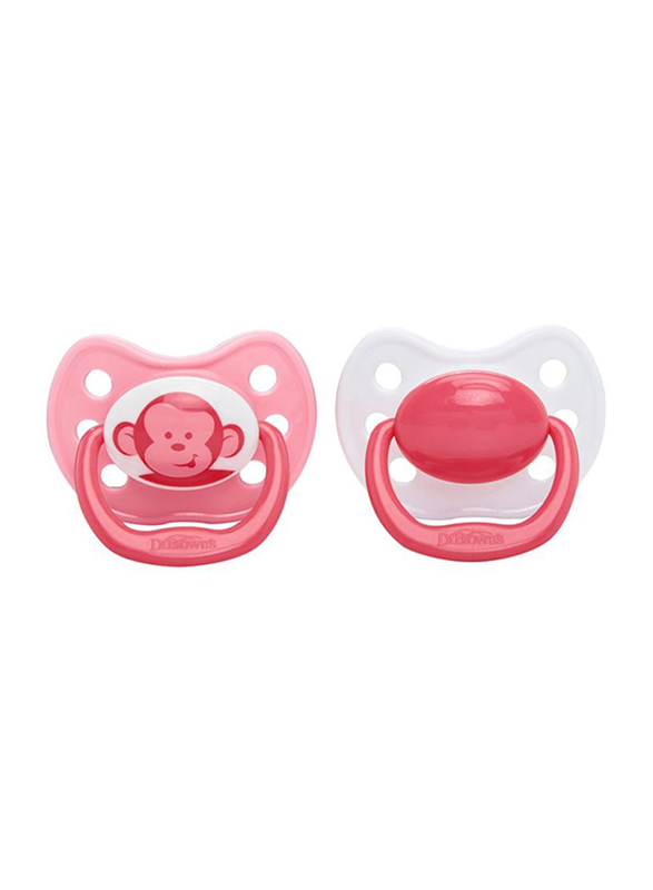 Dr. Browns Dr. Brown's Ortho Classic Shield Pacifier, Stage 1, 0-6 Months, Pack of 2, Pink
Dr. Browns Dr. Brown's Ortho Classic Shield Pacifier, Stage 1, 0-6 Months, Pack of 2, Pink