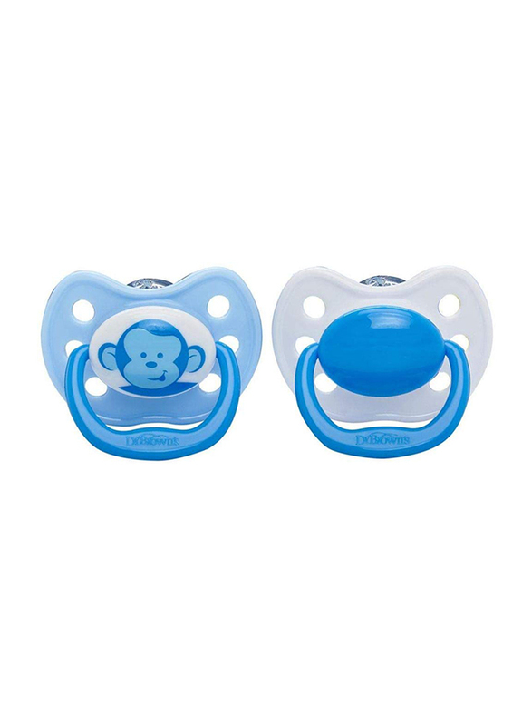 Dr. Browns Dr. Brown's Ortho Classic Shield Pacifier, Stage 1, 6-12 Months, Pack of 2, Blue
Dr. Browns Dr. Brown's Ortho Classic Shield Pacifier, Stage 1, 6-12 Months, Pack of 2, Blue